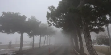 Görüş mesafesi 3 metreye kadar düştü