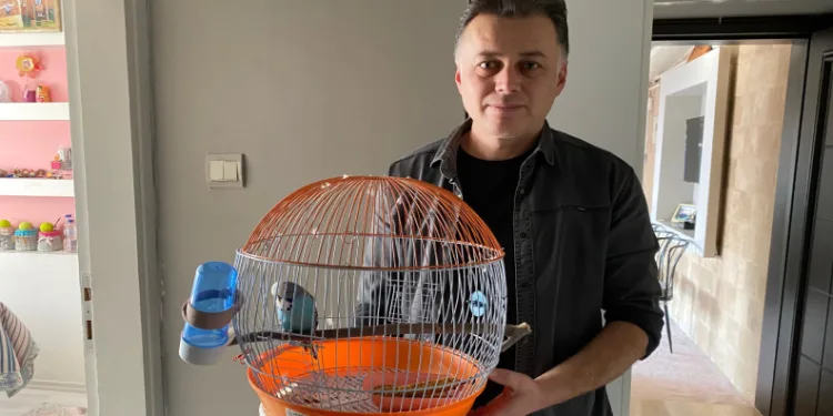 Doğum gününde bulduğu kuşun sahibini arıyor