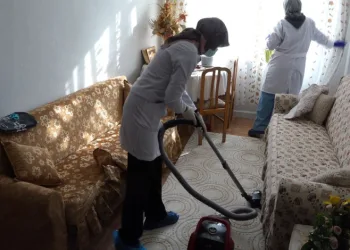 Vatandaşlara evde temizlik hizmeti