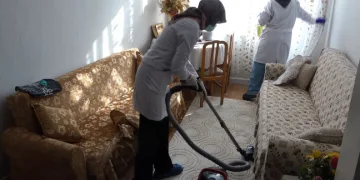 Vatandaşlara evde temizlik hizmeti