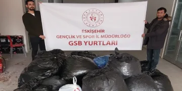 Öğrenciler’den mavi kapak projesine destek