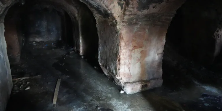 Bizans dönemi sarnıcı harabeye döndü