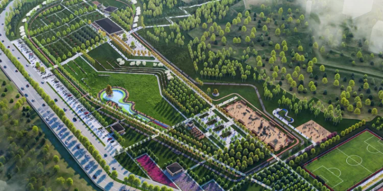 Kuzeyşehir’de Türkiye’nin en büyük millet bahçelerinden biri yapılıyor