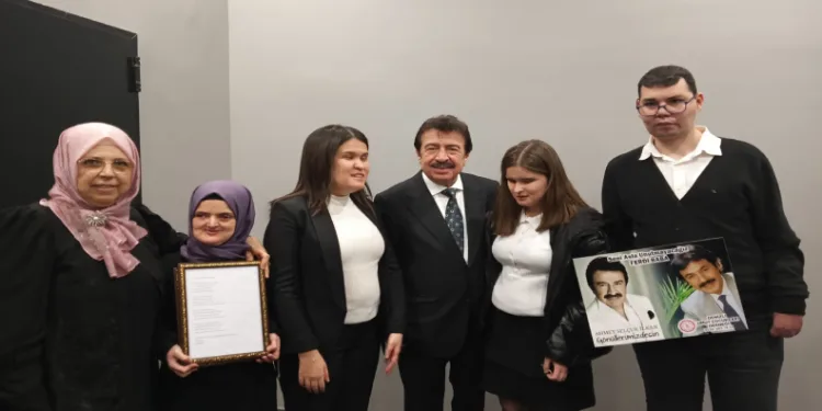 Umut çocukları ünlü sanatçıyı unutmadı