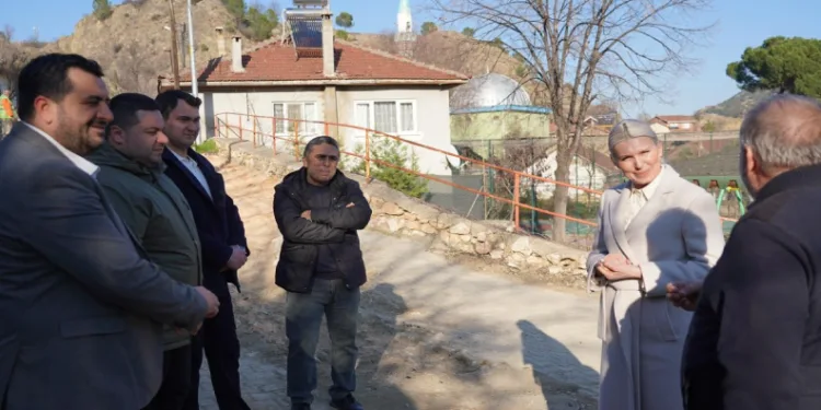 Orhangazi Mahallesindeki çalışmaları kontrol etti