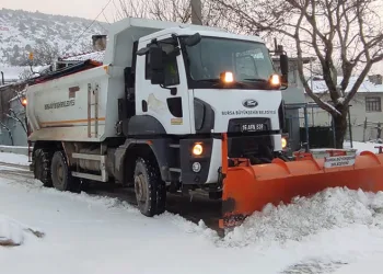 Büyükşehir karla mücadeleye hazır