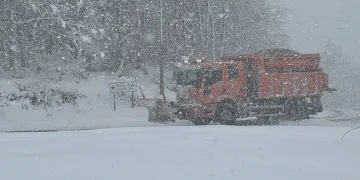 Bolu Dağı’nda yoğun kar yağışı