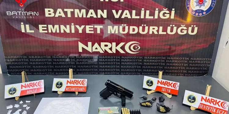 Batman’da uyuşturucu tacirlerine darbe: 6 tutuklama