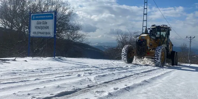 Yenişehir Belediyesi kar sınavını başarıyla tamamladı