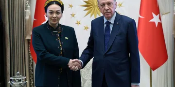 Cumhurbaşkanı Erdoğan, Türkmenistan Meclis Başkanı Gulmanova’yı kabul etti