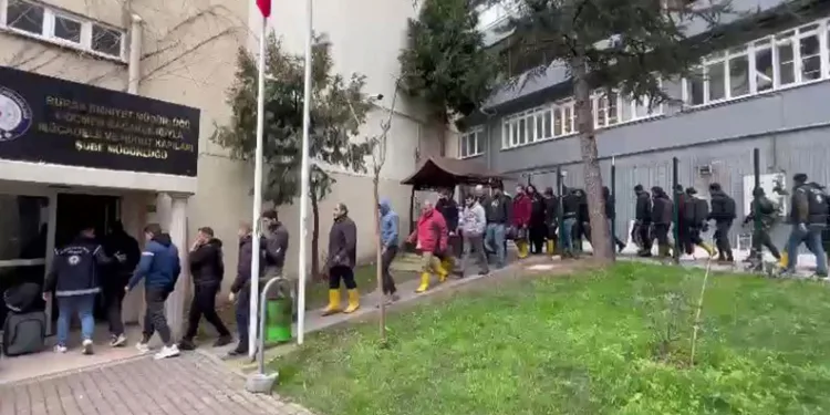 Bursa’da kaçak göçmen operasyonu