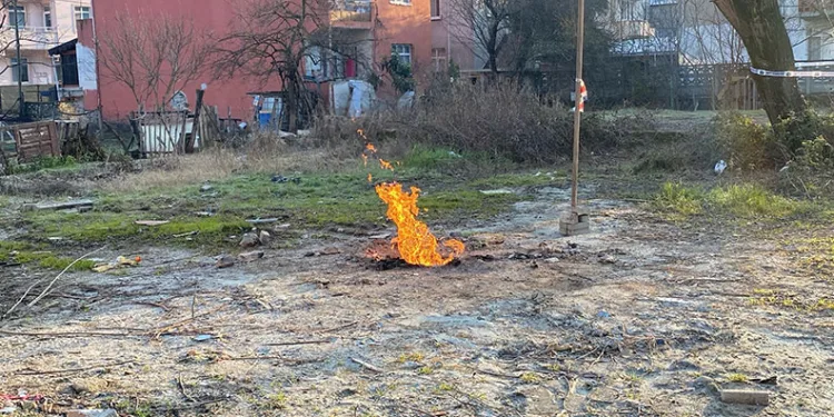 Metan gazı yangını 9. gününde