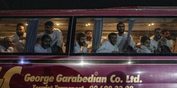 İsrail’in serbest bıraktığı 456 Filistinli Gazze’de