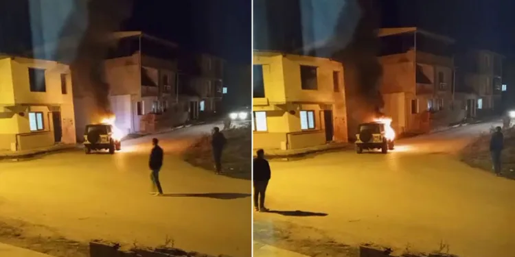 Bursa’da cip alev alev yandı
