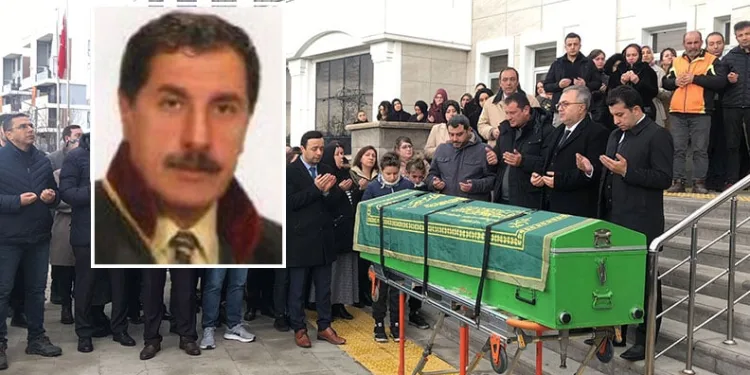 Vefat eden avukat için adliyede tören