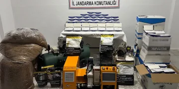 Jandarmadan sigara kaçakçılığı operasyonu