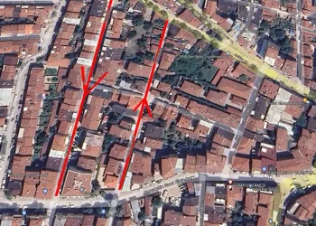 2 sokakta tek yön uygulaması başladı