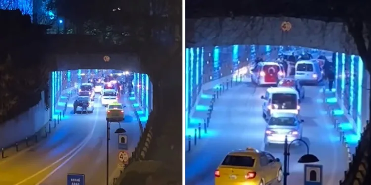 Bursa’da düğün magandaları trafiği kapatıp göbek attılar