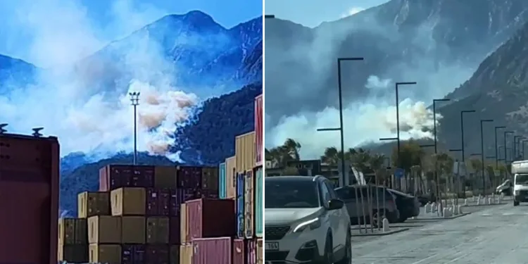 Antalya’da orman yangını