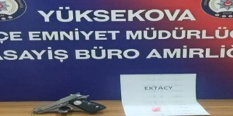 Yüksekova’da silah ve uyuşturucu ele geçirildi