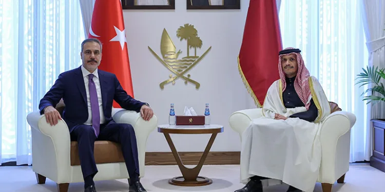 Bakan Fidan, Katar Başbakanı Al-Thani ile görüştü