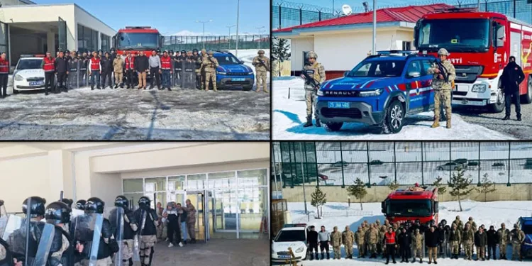 Erzurum’da krizlere müdahale tatbikatı