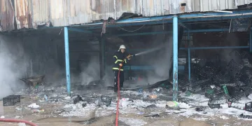 Nevşehir’de geri dönüşüm işletmesinde yangın