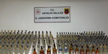 Antalya’da kaçak ve sahte alkol operasyonu