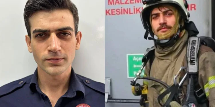Yangına müdahale ederken düşen itfaiye eri hayatını kaybetti