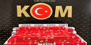 Bayburt’ta kaçak 20 bin adet boş makaron ele geçirildi