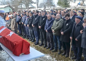 Şehit itfaiye eri Furkan Sayın Kastamonu’da toprağa verildi