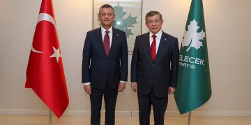 Özgür Özel’den Davutoğlu’na ziyaret