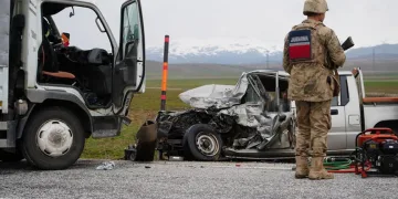 Erzurum’da jandarma bölgesinde bir ayda 14 trafik kazası
