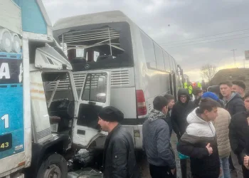 Afyonkarahisar’da otobüs kazası
