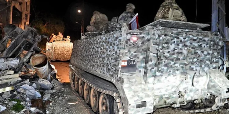 İsrail’in çekildiği bölgelere Lübnan ordusu konuşlandı
