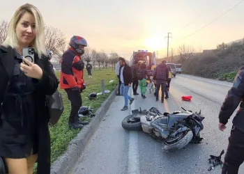 Kadın Motosiklet Kulübü Başkanı kazada ağır yaralandı