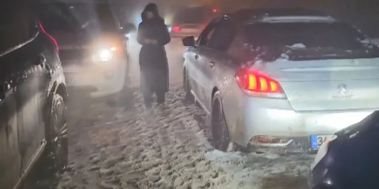 Kartepe’de kar esareti