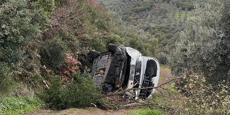 Bursa’da uçurumdan uçtu araçtan burnu bile kanamadan çıktı