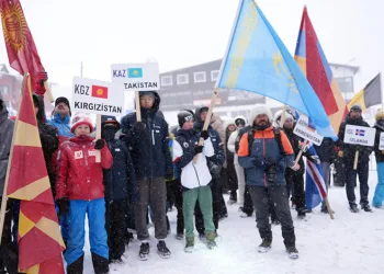 Genç kayakçılar piste çıktı