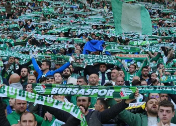 Bursaspor, seyirci rekorunda ikinci sırada