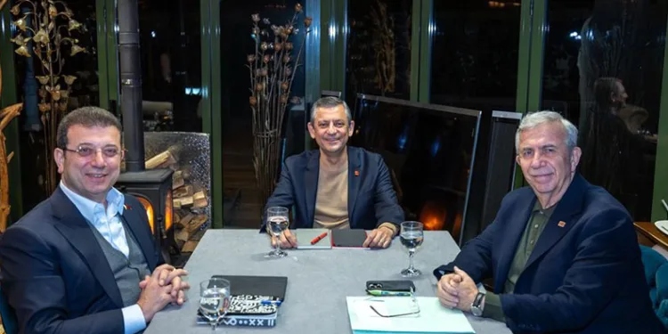 CHP Genel Başkanı Özel, İmamoğlu ve Yavaş ile görüştü