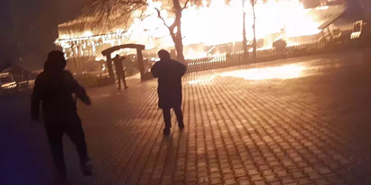 Bursa’da restoran alev alev yandı