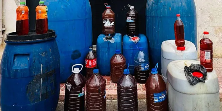 Nazilli’de sahte içki üretimine jandarma engeli