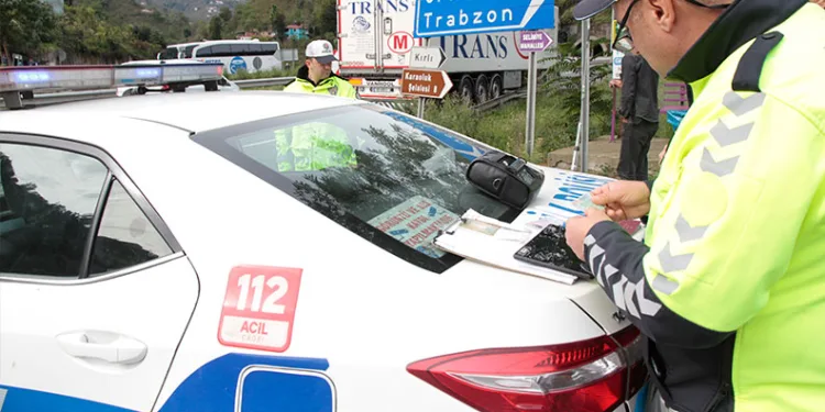 Ordu’da bir haftada 5 binden fazla araç ve sürücüsü denetlendi