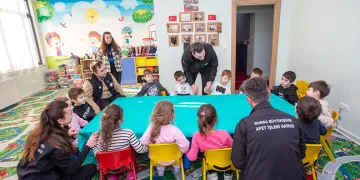 Büyükşehir’den çocuklara temel afet bilinci eğitimi