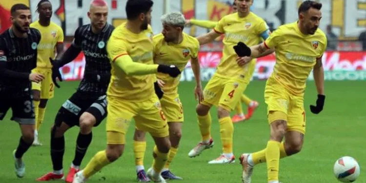 Kayserispor 25 maç sonra 3 gol attı