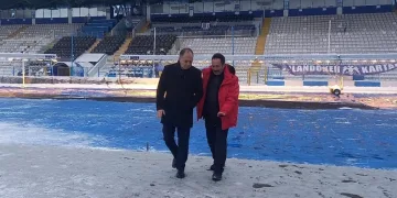 Kazım Karabekir Stadı’nda yoğun seferberlik