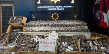 Ankara’da 568 bin adet sentetik ecza ele geçirildi