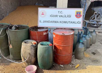 Iğdır’da 3 bin 200 litre kaçak akaryakıt ele geçirildi