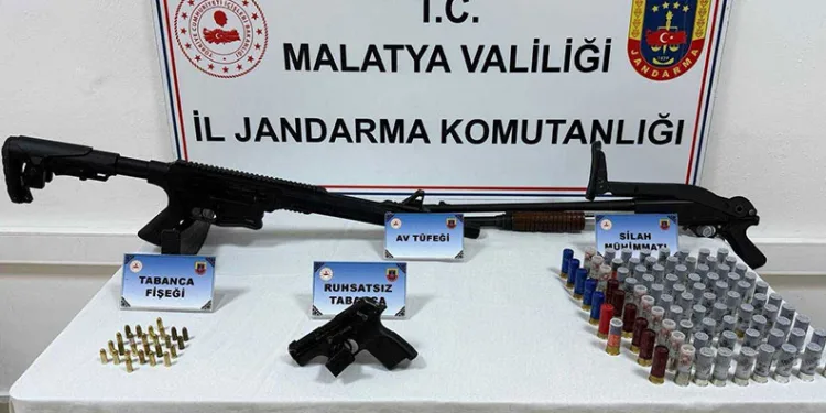Malatya’da silah ve mühimmat kaçakçılığı operasyonu